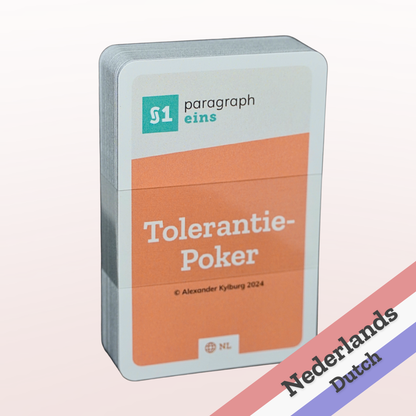 Tolerance poker set
